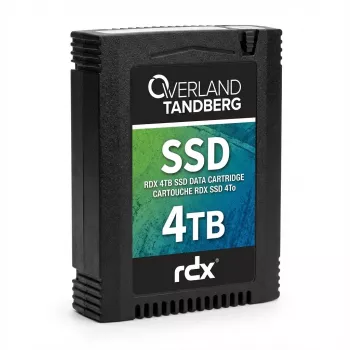 Overland-Tandberg 8886-RDX - 4 TB - RDX SSD Cartridge - z 3-letnią usługą wymiany z wyprzedzeniem - do Tandberg Data RDX QuikStation 4, RDX QuikStation 8, RDX QuikStor