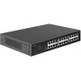 LogiLink 19-calowy przełącznik sieciowy 24 porty Gigabit Niezarządzany Czarny
