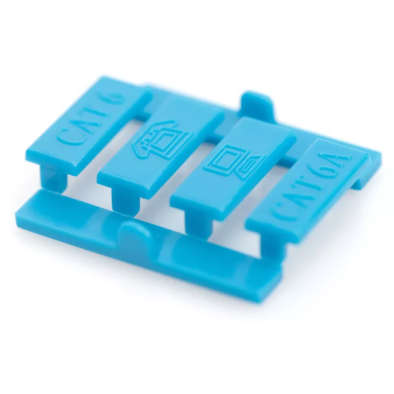 Uchwyt modułu Keystone DIGITUS, 1-portowy, 45x45mm, czysta biel (RAL 9010) do DN-93802-5-SH