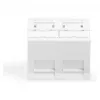DIGITUS Keystone Faceplate 2-Port 45x45mm Angled White