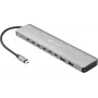 Sandberg USB-C do 8x USB-C + 2x USB-A Hub 100W PD 4K 30Hz Aluminium