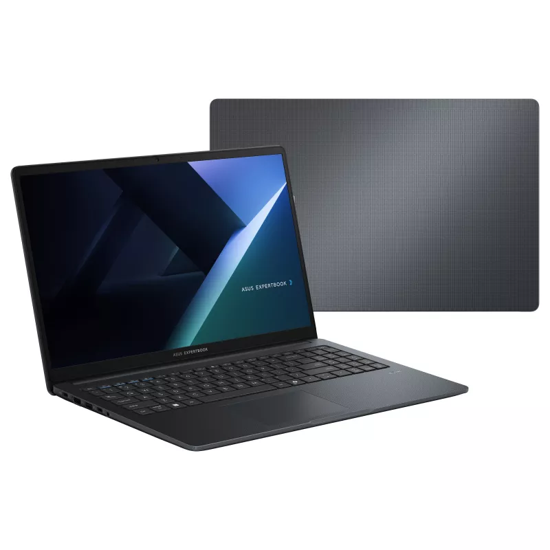 ASUS ExpertBook B1 B1503CVA-S79180 15,6 cala Full HD IPS Laptop, Intel Core 7 150U, 16GB DDR5, 256GB SSD, FreeDOS, Klawiatura niemiecka, Star Black
