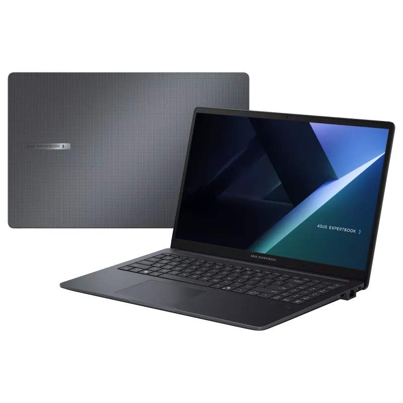ASUS ExpertBook B1 B1503CVA-S79180 15,6 cala Full HD IPS Laptop, Intel Core 7 150U, 16GB DDR5, 256GB SSD, FreeDOS, Klawiatura niemiecka, Star Black