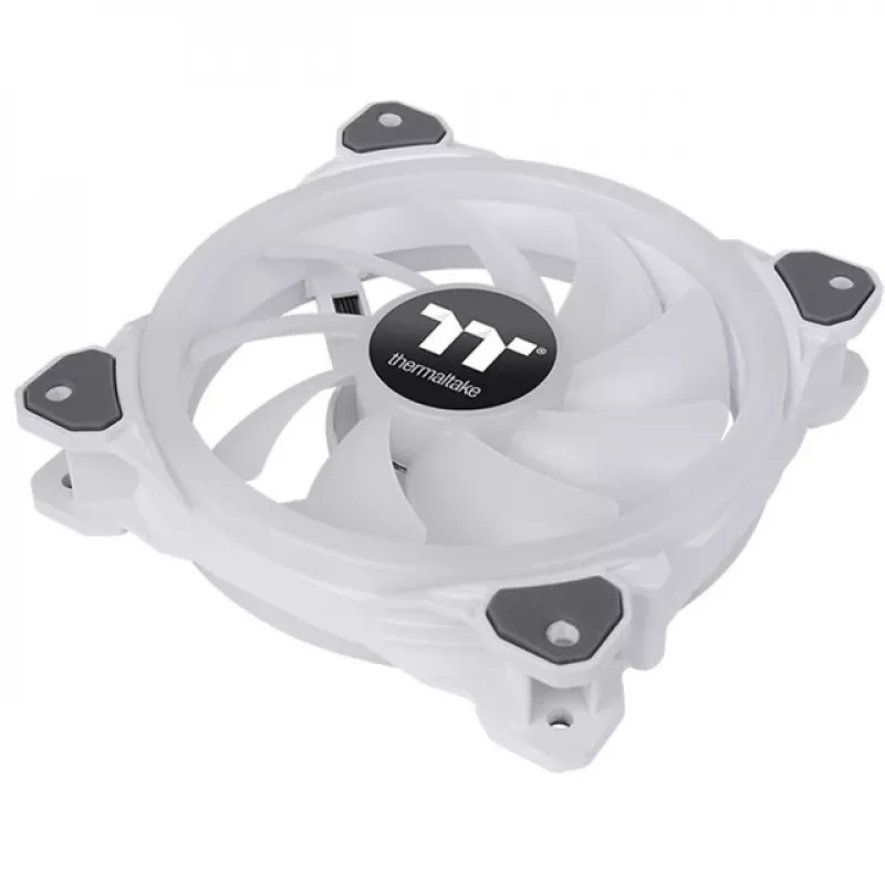 Thermaltake Riing Trio 12 RGB Radiator Fan White TT Premium Edition (3-Pack z Kontrolerem)