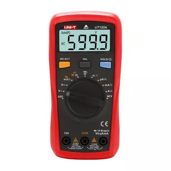 Uni-T UT133A Ręczny multimetr cyfrowy 6000 zliczeń True RMS Auto Ranging