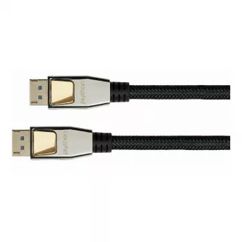 GoodConnections Python DisplayPort 2.0 Cable 0.5m Black Full Metal Connectors 54 Gbit/s UHBR 13.5 4K 240Hz 8K 60Hz