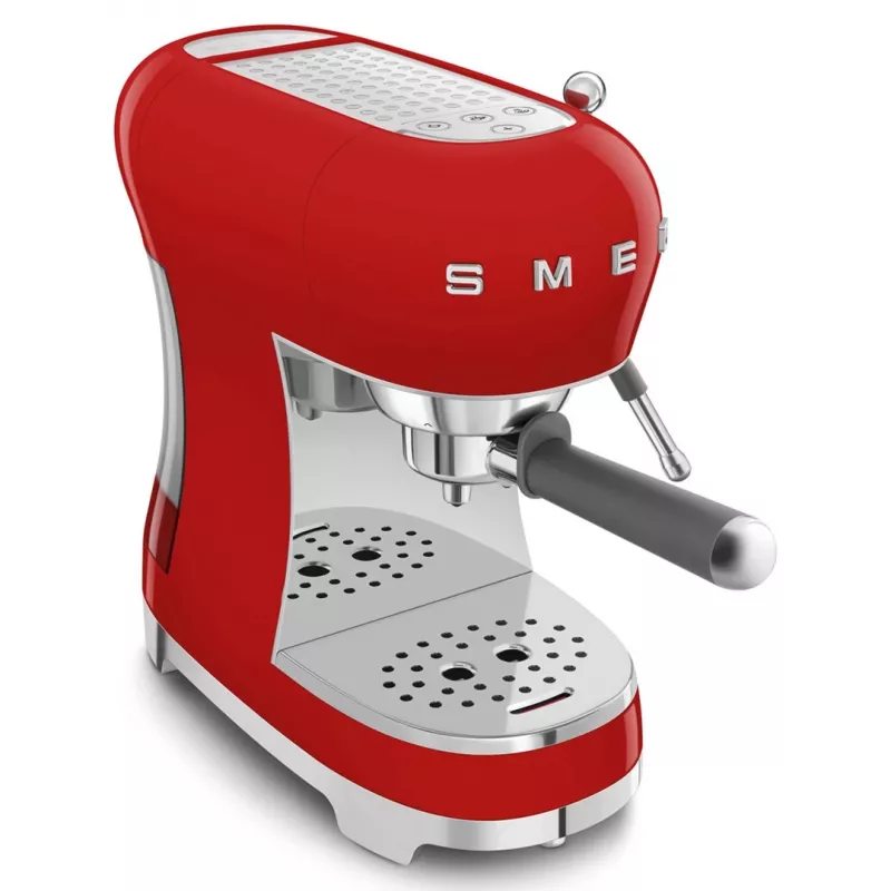 Smeg ECF02RDEU 50's Style Manual Espresso Machine 1.1 L Czerwony