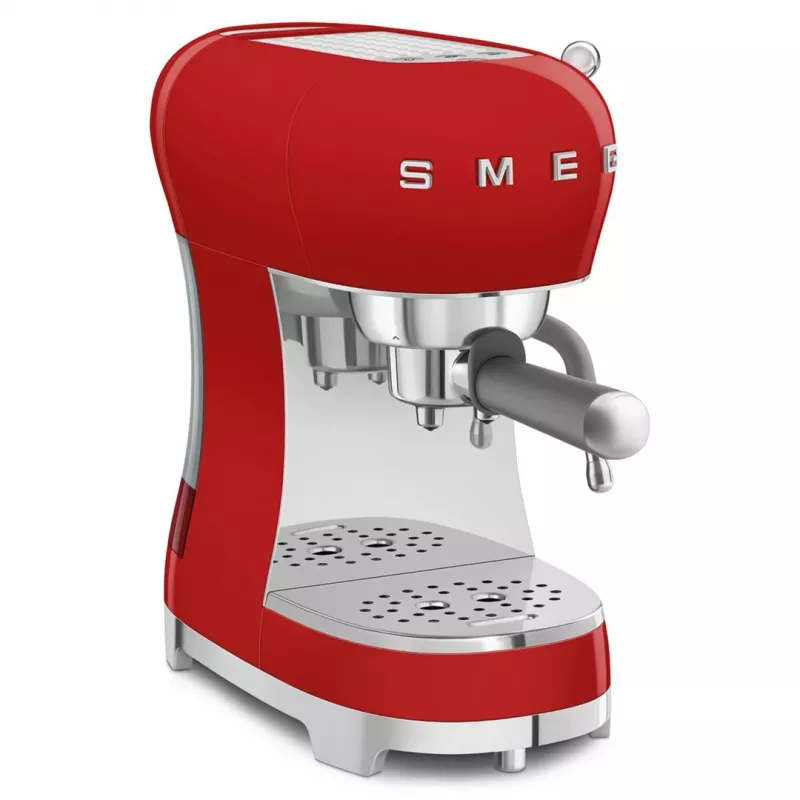 Smeg ECF02RDEU 50's Style Manual Espresso Machine 1.1 L Czerwony