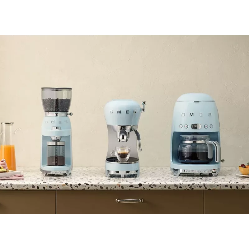 Smeg ECF02RDEU 50's Style Manual Espresso Machine 1.1 L Czerwony