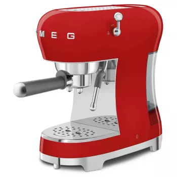 Smeg ECF02RDEU 50's Style Manual Espresso Machine 1.1 L Czerwony