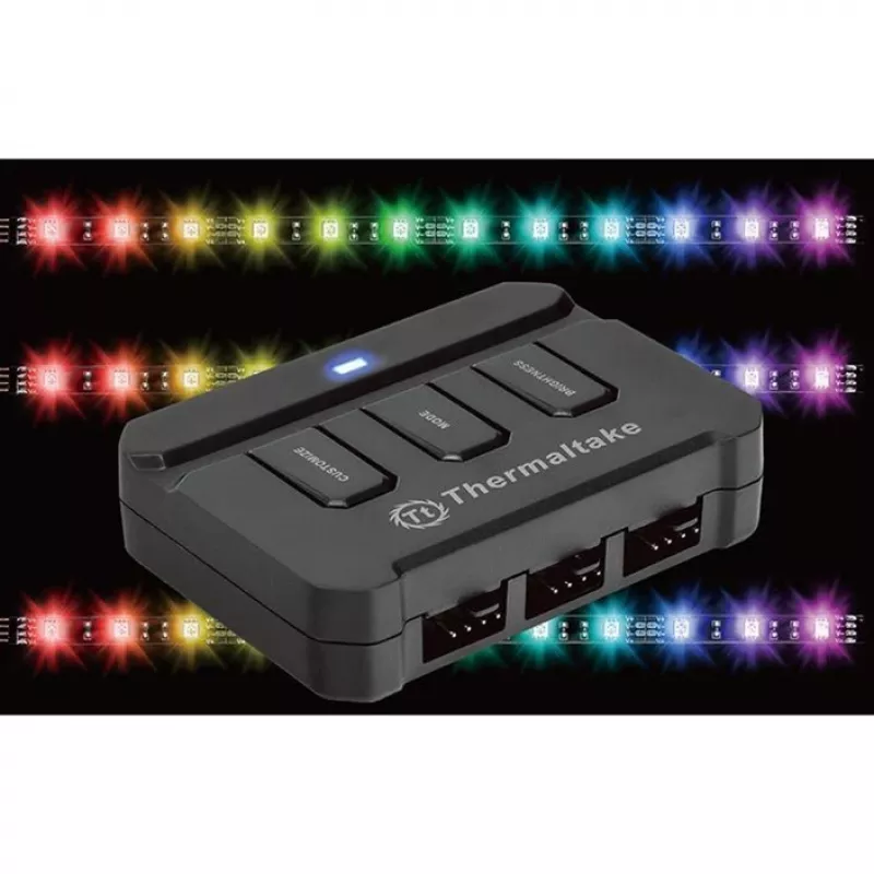 Thermaltake Lumi Color 256C RGB LED Strip 3-Pack - Czarny - 30cm