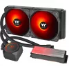 Thermaltake Floe RC 240 All-in-One Chłodzenie Cieczą CPU z Zintegrowanym Blokiem Wodnym RAM, 240mm Radiator, 2x 120mm ARGB PWM Wentylatory, Intel/AMD