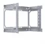 EFB Elektronik Rama Tylna do Obudowy Ściennej X-Rack 400-600mm 9U 600x500mm Ocynkowana (WGX-BF09)