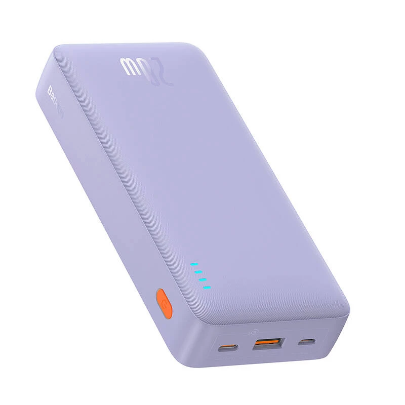 Baseus Airpow - 20 000 mAh 20W Power Bank (Fioletowy)