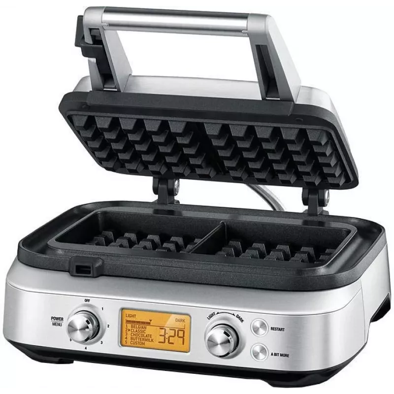 Sage SWM620BSS4EEU1 Smart Waffle Pro Gofrownica belgijska, 1000 W, szczotkowana stal nierdzewna