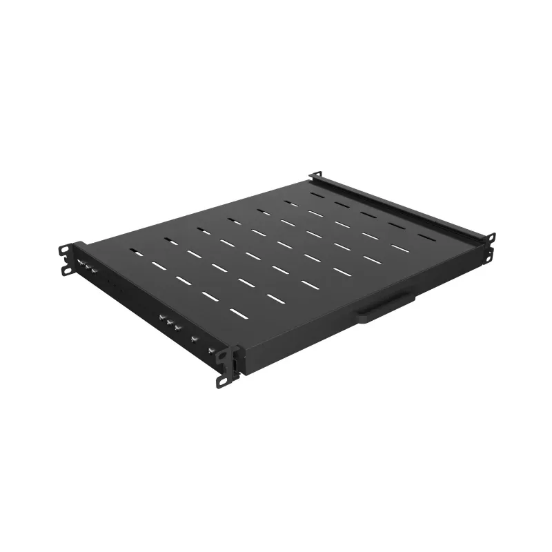 LANBERG AK-1020-B 19 inch 1U Sliding Shelf 350mm Black