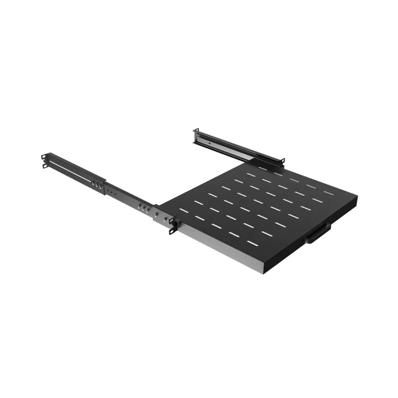 LANBERG AK-1020-B 19 inch 1U Sliding Shelf 350mm Black