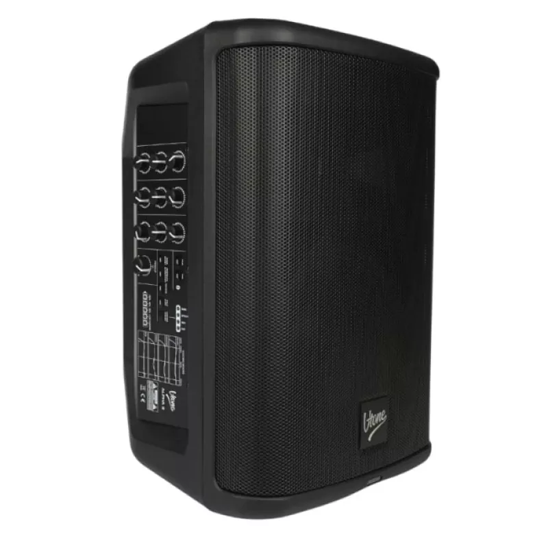V-TONE ALPHA 8 Aktywny Kolumnowy System PA z Wbudowanym Mikserem, 300W RMS, 8 inch Głośnik Niskotonowy, Bluetooth, USB/SD, Pogłos