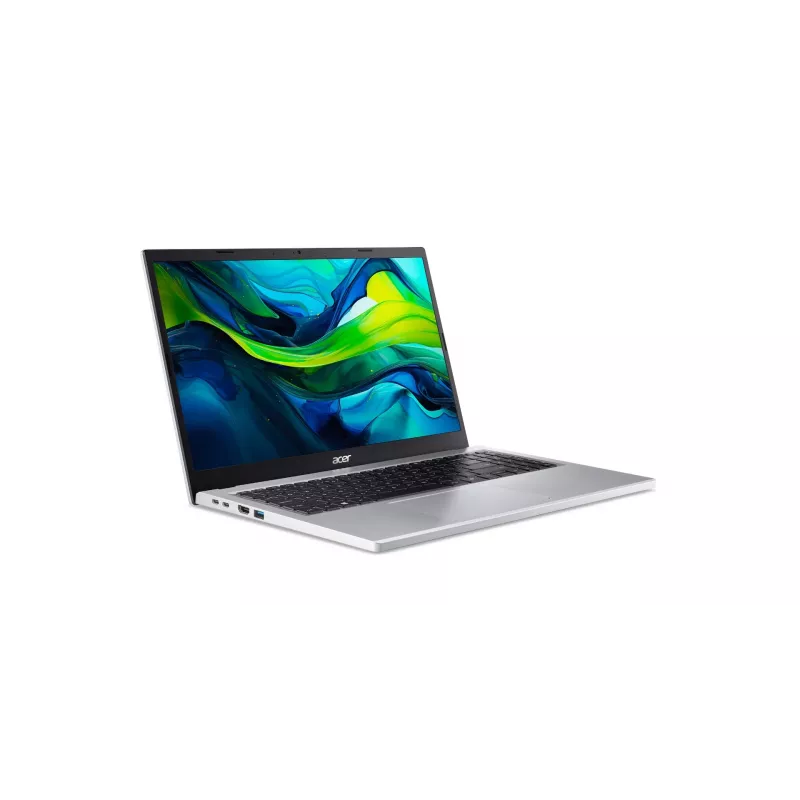 Acer AG15-32P-39R2DX Laptop - Intel Core 3 N355, 15.6 inch FHD IPS, 8GB RAM, 256GB SSD (2x128GB), Windows 11 Home, Srebrny
