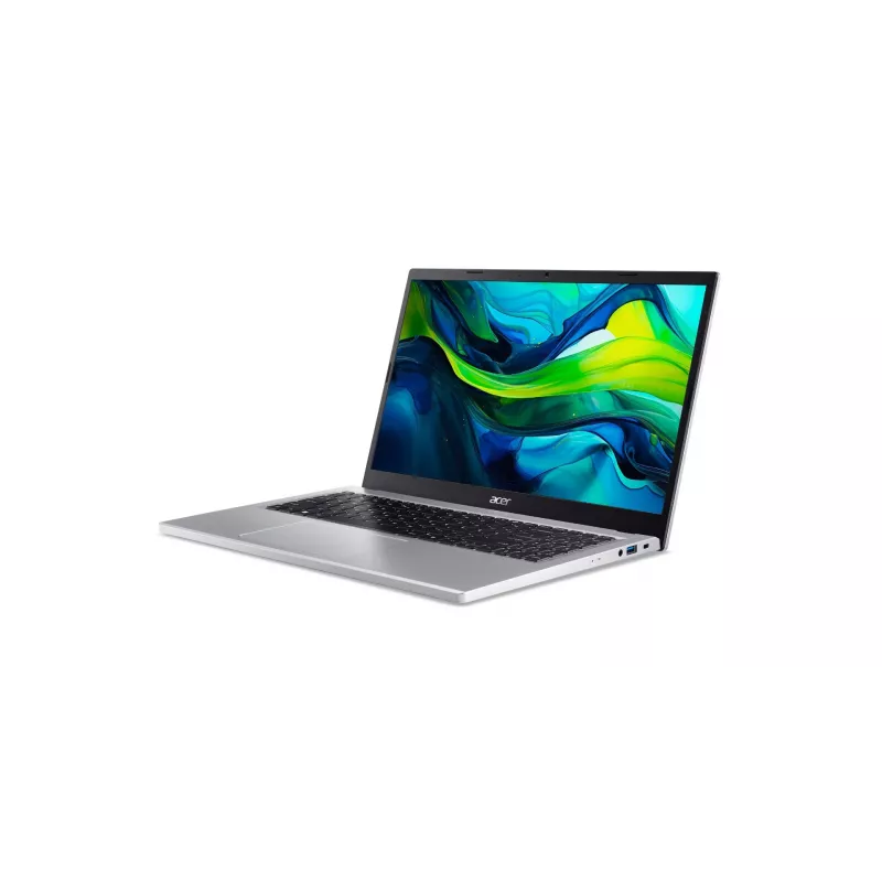 Acer AG15-32P-39R2DX Laptop - Intel Core 3 N355, 15.6 inch FHD IPS, 8GB RAM, 256GB SSD (2x128GB), Windows 11 Home, Srebrny