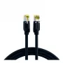 EFB-Elektronik RJ45 Patchkabel Cat.6A S/FTP LSZH Draka UC900 TM31 Czarny 0,25m