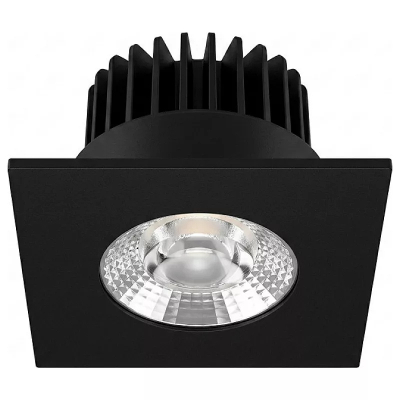 Synergy 21 LED Recessed Ceiling Spotlight Helios Black - Square - Neutral White