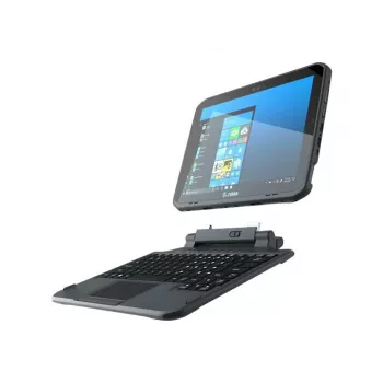 Klawiatura 2 w 1 Zebra z Touchpadem i Wysuwanym Uchwytem - Podświetlana - QWERTY US - do Zebra ET80, ET85