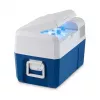 Mobicool MCF32 lodówka kompresorowa 31L 12/24V / 100-240V niebiesko-szara