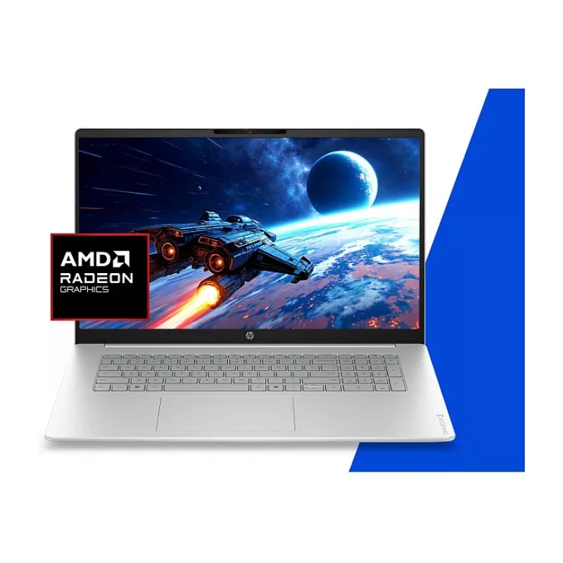 HP OmniBook 3 17-dp0451ng 17,3-calowy laptop FHD (AMD Ryzen 5, 16 GB RAM, 512 GB SSD, Windows 11 Home) – Natural Silver