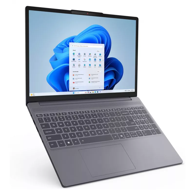 Lenovo IdeaPad Slim 3 15ARP10, AMD Ryzen 7 7730U, 16GB RAM, 1TB SSD, 15.6 cala Full HD IPS, Windows 11 Home, Arctic Grey, klawiatura niemiecka