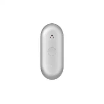 PLAUD NotePin S Silver AI Voice Recorder, 64 GB, 300 mAh, USB-C, Silver