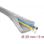 Delock Oplotka pleciona do ekranowania EMC, samozaciskowa, 5 m x 25 mm (20995)