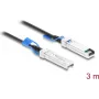 Delock Twinax SFP28 Direct Attach Cable 25 Gbps 3 m Czarny