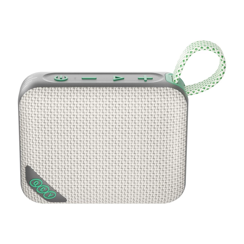 QCY SP2 Głośnik Bezprzewodowy (Brązowy) - Przenośny Bluetooth 5.3 z Podświetleniem RGB, IPX5, TWS