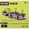 Zestaw akumulatorów RYOBI RC18120-250 2x 18V 5.0Ah Lithium+ z kompaktową ładowarką