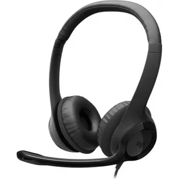 Logitech H390 USB Headset z mikrofonem z redukcją szumów, przewodowy, czarny