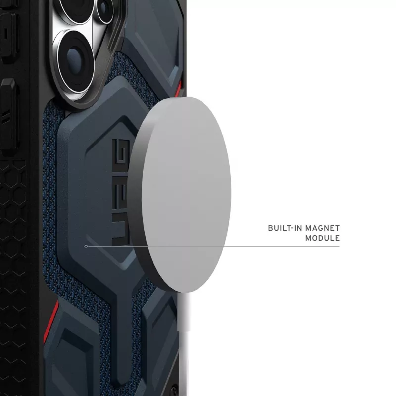 URBAN ARMOR GEAR UAG Monarch Pro Case z modułem magnetycznym do Samsung Galaxy S26 Ultra (Kevlar Mallard Blue)