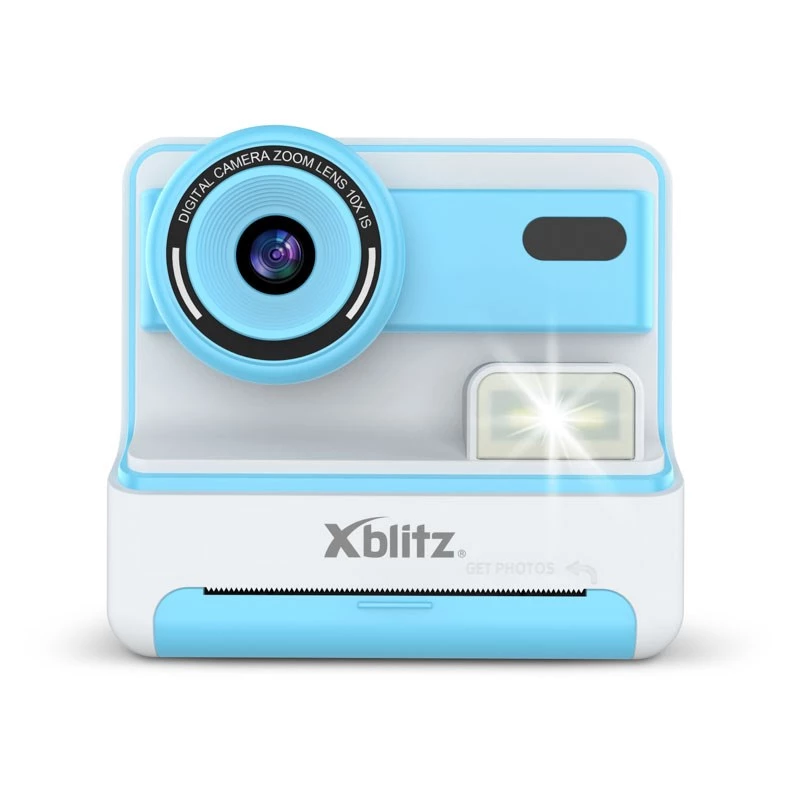 XBLITZ FLASH BLUE Aparat Natychmiastowy z Drukarką Termiczną dla Dzieci