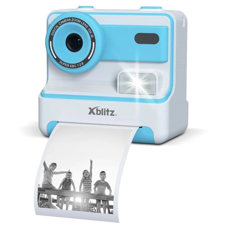 XBLITZ FLASH BLUE Aparat Natychmiastowy z Drukarką Termiczną dla Dzieci