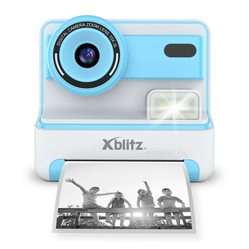 XBLITZ FLASH BLUE Aparat Natychmiastowy z Drukarką Termiczną dla Dzieci