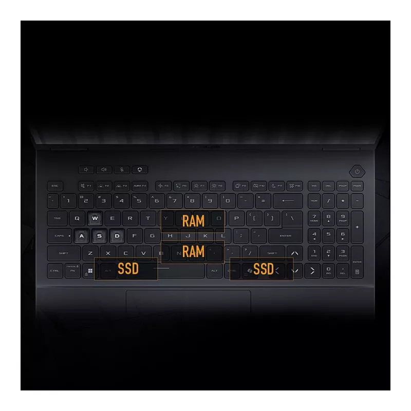 ASUS TUF Gaming F16 FX608JMI-TU290W 16 inch WUXGA 165Hz Laptop Gamingowy, Intel Core i7-14650HX, 16GB DDR5, 1TB SSD, NVIDIA GeForce RTX 5060, Windows 11 Home, Niemiecka klawiatura QWERTZ, Mecha Gray