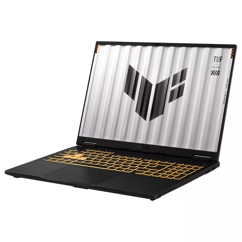 ASUS TUF Gaming F16 FX608JMI-TU290W 16 inch WUXGA 165Hz Laptop Gamingowy, Intel Core i7-14650HX, 16GB DDR5, 1TB SSD, NVIDIA GeForce RTX 5060, Windows 11 Home, Niemiecka klawiatura QWERTZ, Mecha Gray