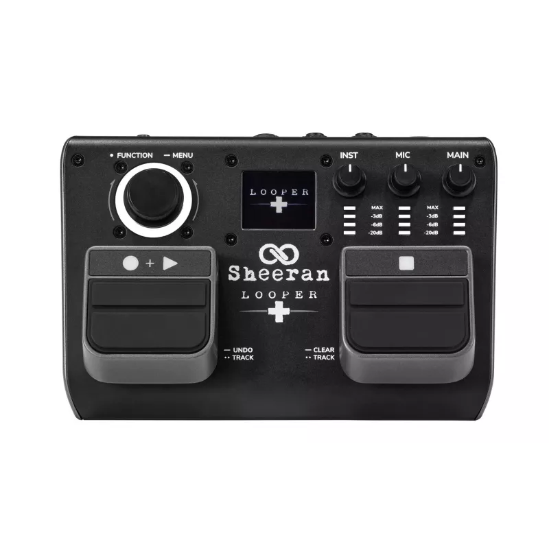 Sheeran Looper+ by HeadRush - Looper i procesor wokalny z 2 stereofonicznymi ścieżkami loop, 4 godziny nagrywania, 128 pamięci, efekty wokalne, dźwięk 32-bit float