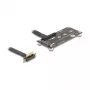 Delock Adapter PCIe 3.0 x1 Męski 90° Kątowy na M.2 Key M Żeński z Przewodem 10 cm