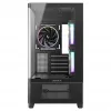 Obudowa Mid-Tower DeepCool CG380U, Szkło hartowane, 3x wentylatory 120mm ARGB, Czarny
