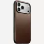 NOMAD Modern Leather Case do iPhone 17 Pro Max, skóra Horween, Rustic Brown, kompatybilny z MagSafe