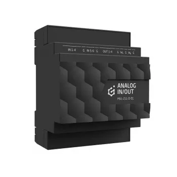 Grenton Moduł wejść i wyjść analogowych, 4 wejścia 2 wyjścia, 1-Wire, DIN Rail, TF-Bus
