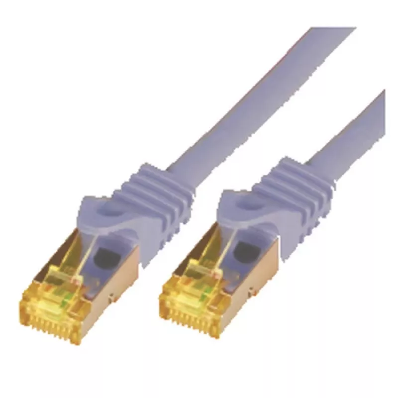 M-CAB CAT7 SFTP RJ45 LSZH 0.25M GREY 10GBIT RAW PATCH CABLE