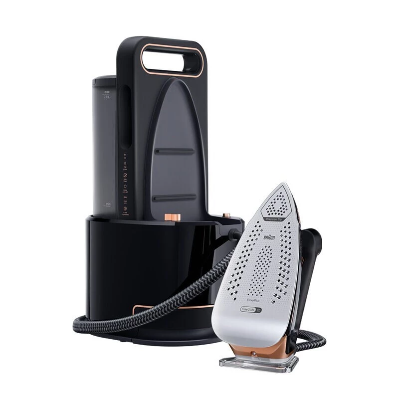 Braun CareStyle 9 IS 9090 BK Żelazko z generatorem pary 2700 W 2 L Stopa EloxalPlus Czarny, Miedziany