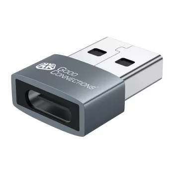 Good Connections USB 2.0 Adapter USB-A Męski na USB-C Żeński 10 sztuk